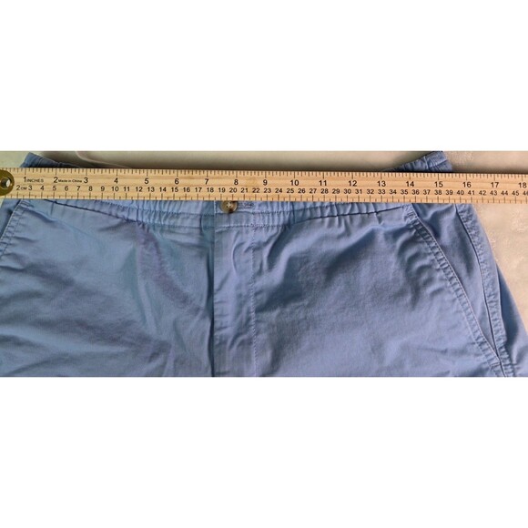 Ralph Lauren Shorts Adult Medium Blue Sweat 100% Polyester Lined Elastic Waist - Picture 2 of 7